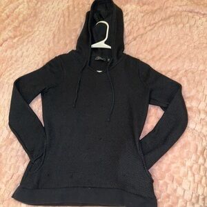 Black Hooded Women's Sweater